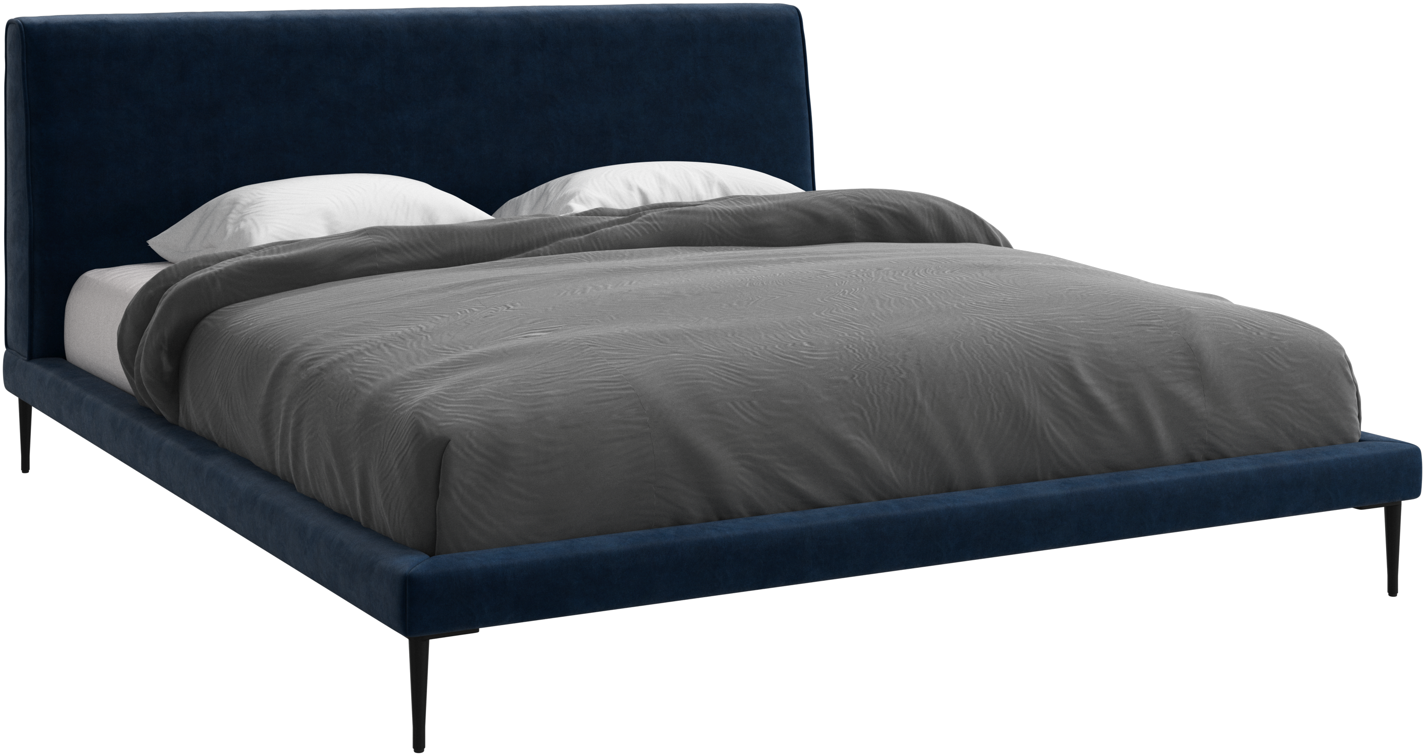 BoConcept クイーンサイズ ベッド 木製 デンマーク 北欧 ボー